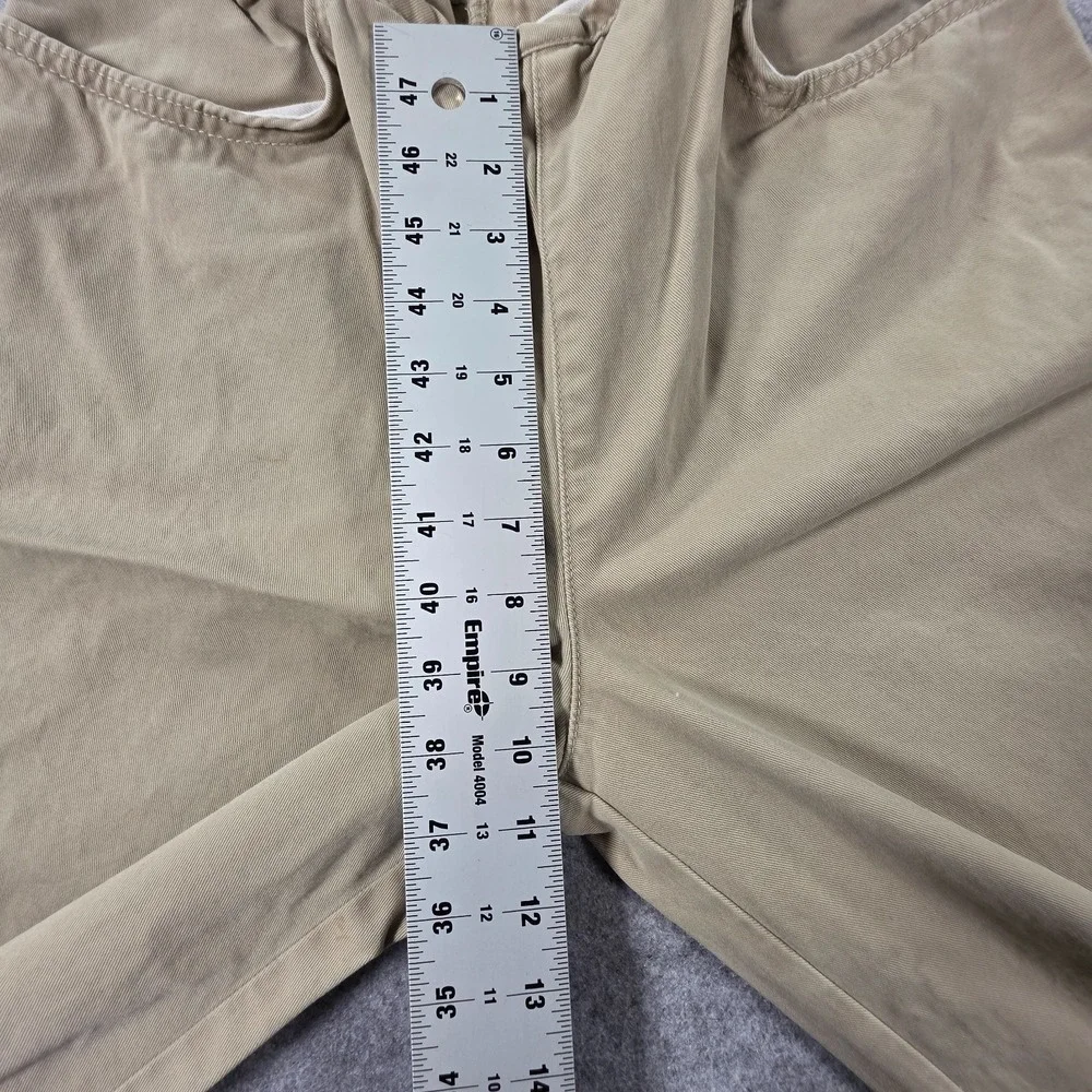 Vintage Edwin International Jeans 32x30 Khaki Tan Beige Pants Wide Leg Y2K 90s